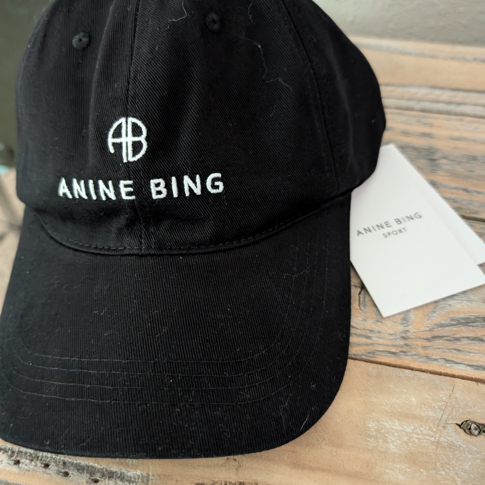 Anine Bing Black Baseball Cap